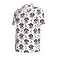 thumbnail image 3 of Daiia Pirate Puppy Pattern Men’s Polo Shirts,Solid Deck Shirt,Classic Fit, Breathable Cotton Polo for Casual and Sport Wear-X-Large, 3 of 9