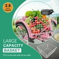 thumbnail image 6 of 24"/26'' Adult Tricycles for Women, Men with Big Basket, 7 Speed 3 Wheel Bikes for Adults, Low-Step Through Frame Tricycle for Adults Seniors, Stable and Safe, 6 of 10