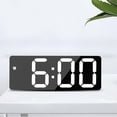 thumbnail image 5 of Digital Alarm Clock with Large Display, Smart Desk Clock for Bedrooms, Temperature, Date, Snooze Function, Dimmable, 12/24Hr, USB or Battery Powered, Red, 5 of 11