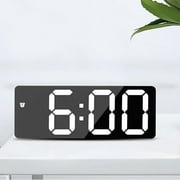 Smart Digital Alarm Clocks for Bedrooms, Led Screen, Snooze, Dimmable, 12/24Hr