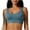 Blue, variant on WRKEKC High Support Sports Bras for Women, Wireless Bras for Women, 2-Pack Women's Sexy Bra without Steel Ring U-Shaped with Breast Pad Everyday Underwear