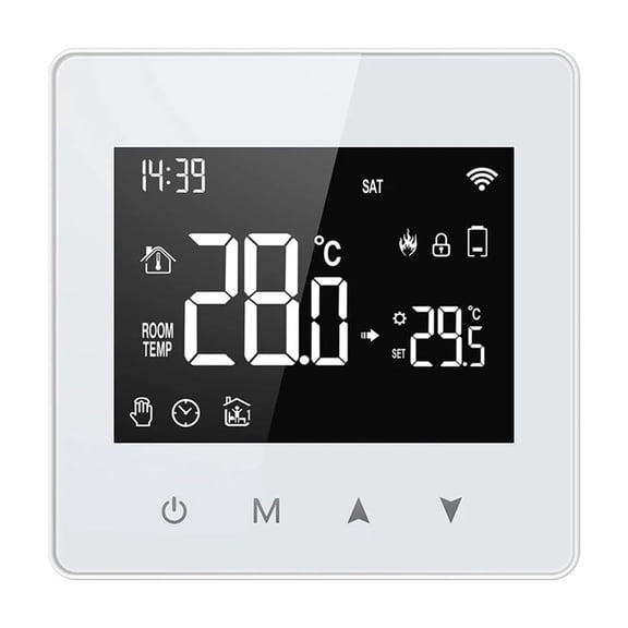 Tuya ZigB Smart Thermostat Low Power Battery Version Water Gas Boiler Temperature Controller ,Easy to Install