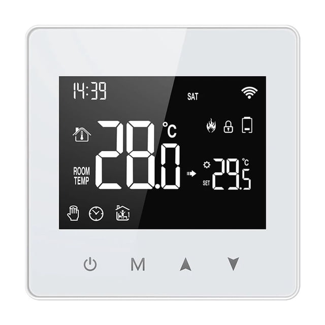 Tuya ZigB Smart Thermostat Low Power Battery Version Water Gas Boiler Temperature Controller ,Save Energy
