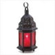 Home Locomotion 10013245 Lanterne Marocaine en Verre Rouge – image 1 sur 2