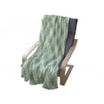 thumbnail image 4 of Mint Soft Flannel Fleece Blanket, Old Fashion Striped Pattern with Geometrical Details Checkered Simple Tile, Cozy Plush for Indoor and Outdoor Use, 60" x 80", Mint Green Pale Green, by Ambesonne, 4 of 6