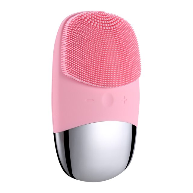 Limpiador facial limpio y transparente Limpiador Facial de silicona con carga cuadrada limpiador Facial eléctrico introducción Facial transfronteriza masaje y belleza