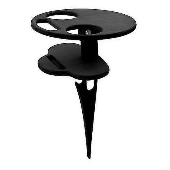 Outdoor Wine Table, Portable Beach Table For Wine Picnic Table And Cheese Board - Beach Snack Table