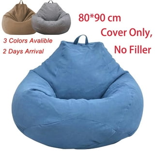 DODOING Stuffed Storage Bean Bag Chair Cover (No Filler) Extra Large Beanbag  Cover Stuffed Animal Storage or Memory Foam Soft Premium Corduroy Covers 8  Colors for Kids and Adults 