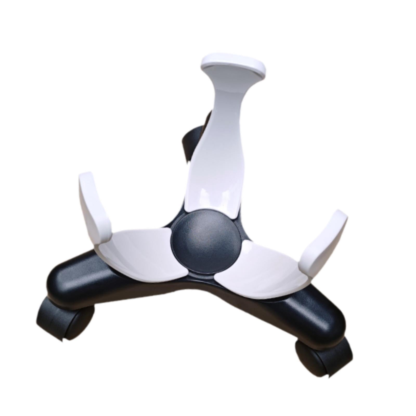 harayaa Low Center Dribbling Sliding Clamp Improve Skills Professional with 360 degree Casters Basketball Training Equipment Flexible Clamp White