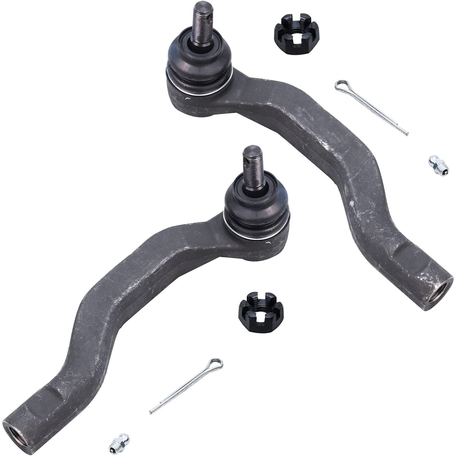Detroit Axle - Front Lower Ball Joints Inner Outer Tie Rods with Boots Replacement for 2006-2018 Toyota Rav4