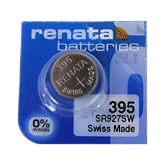 Renata 395 Button Cell watch battery, 5 Batteries