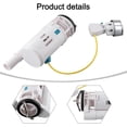 thumbnail image 5 of Toilet Flush Button Kit Adjustable Cistern Flush Parts With WireControlled Drain Valve 6.57.5cm Outlet For Bathroom Toilets, 5 of 5