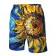 thumbnail image 4 of Fotbe vintage Starry Sunflower Trajes de Baño Estampados para Hombre, Shorts de Verano de Secado Rápido, Ropa de Playa, Bañadores-XX-Large, 4 of 6