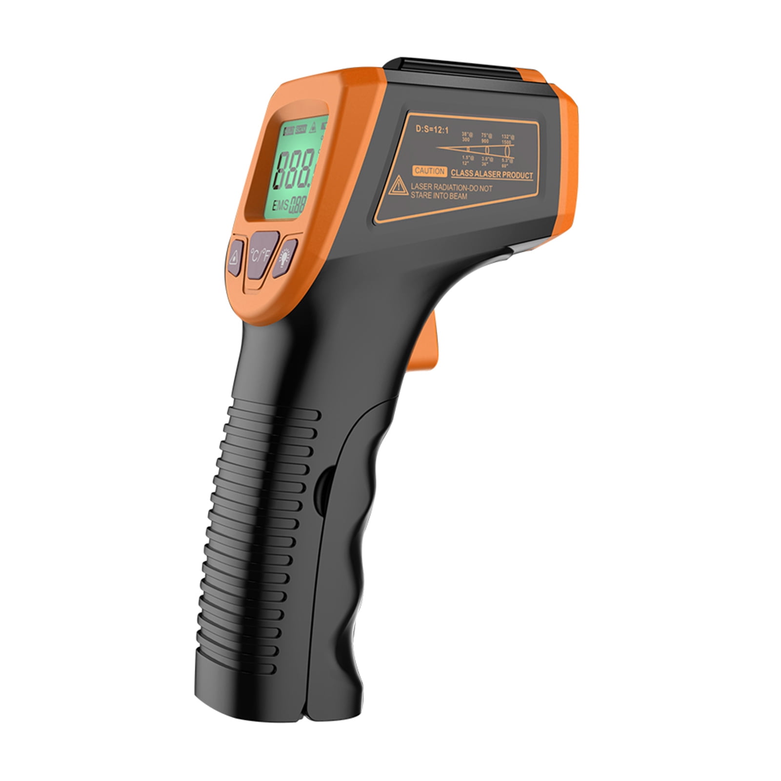 50 infrared thermometer 600 ° c temperature gun digital cooking meat 