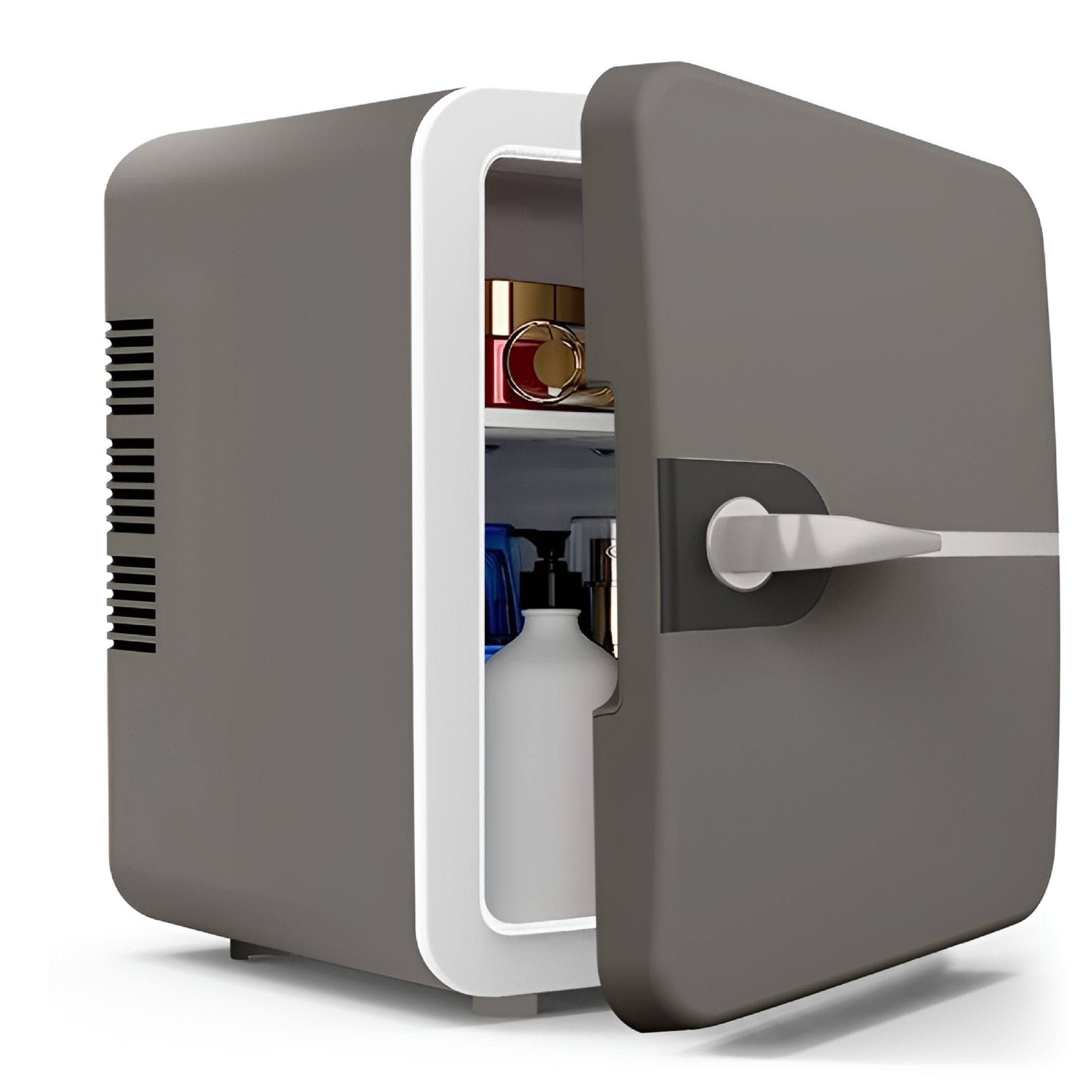 HIBIBUD 2026 New 6L Car Refrigerator,12V Portable Mini Fridge for Home&Auto,Compact Hot/Cold Cooler&Warmer,Reversible Door,Adjustable Temp,Includes Power Cords