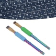 thumbnail image 4 of IC Repair Cleaning Brush, Boxed Steel Wire Bristle Hair Non Fall Off ESD Brush Stain Resistant  For Phone Motherboard, 4 of 8