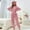 Pink, variant on Letdown Women Bear One_sie Adult Pajamas One_Piece Cost_ume Long Sleeve Hooded Sleepwear Solid Zipper Up Jumpsuit (Blue,L)