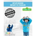 thumbnail image 2 of Sesame Street Cookie Monster Infant Baby Boys Zip Up Hoodie Infant to Toddler, 2 of 5