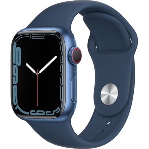 Rénovés Apple montre Series 7 Aluminium 41 mm (GPS + Bleu (grade B)
