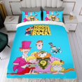 thumbnail image 4 of Schoolhouse Rock Conjunto de sábanas temático, trío de piezas, cómodo y amigable con la piel, diseño único, regalo de decoración para el hogar para familiares, amigos y fans, 90 cm * 190 cm, 4 of 6