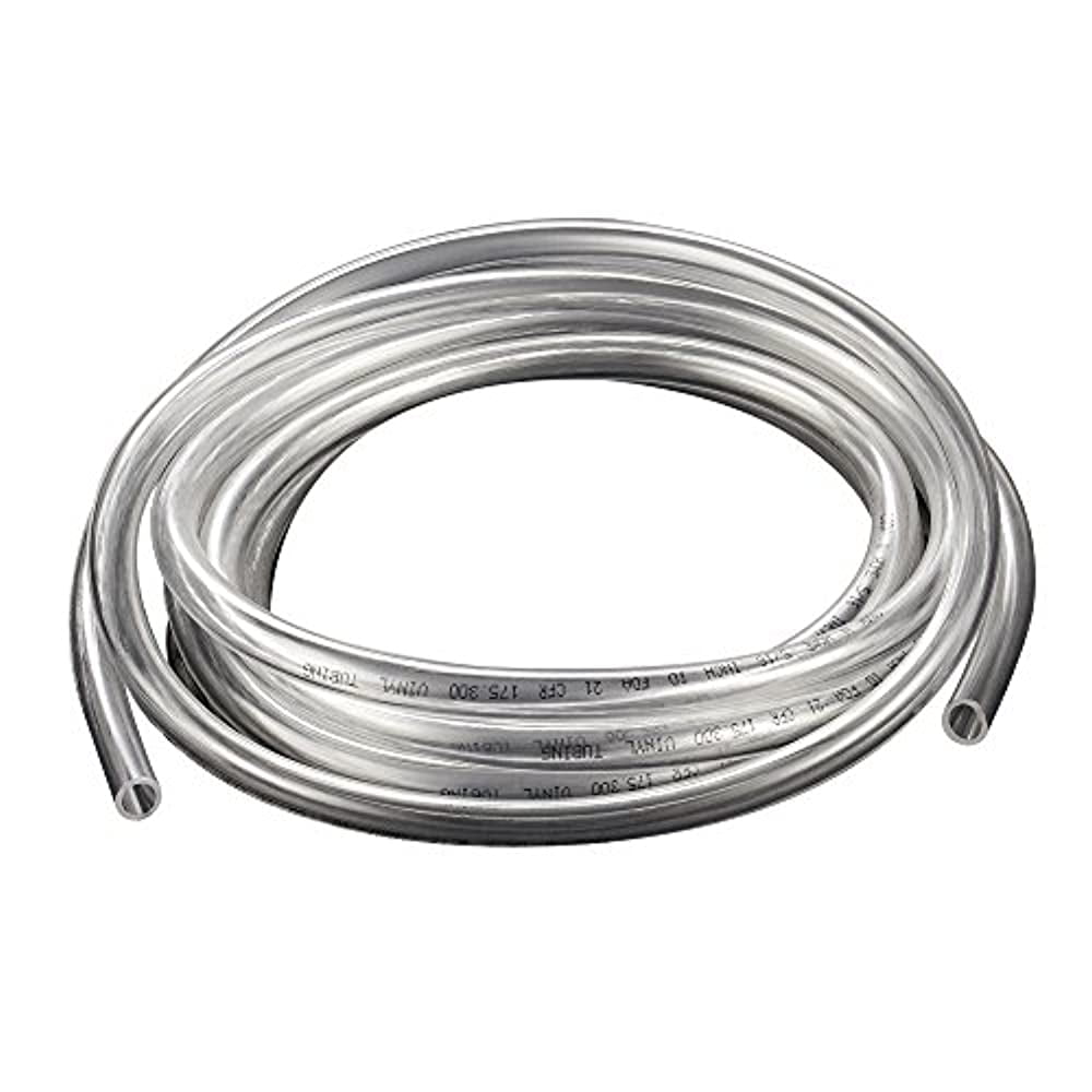 Cook N Home 5/16" ID 7/16" OD Food Grade Tube, 10 Ft, Hose for water pipe home brewing wine making pump transfer