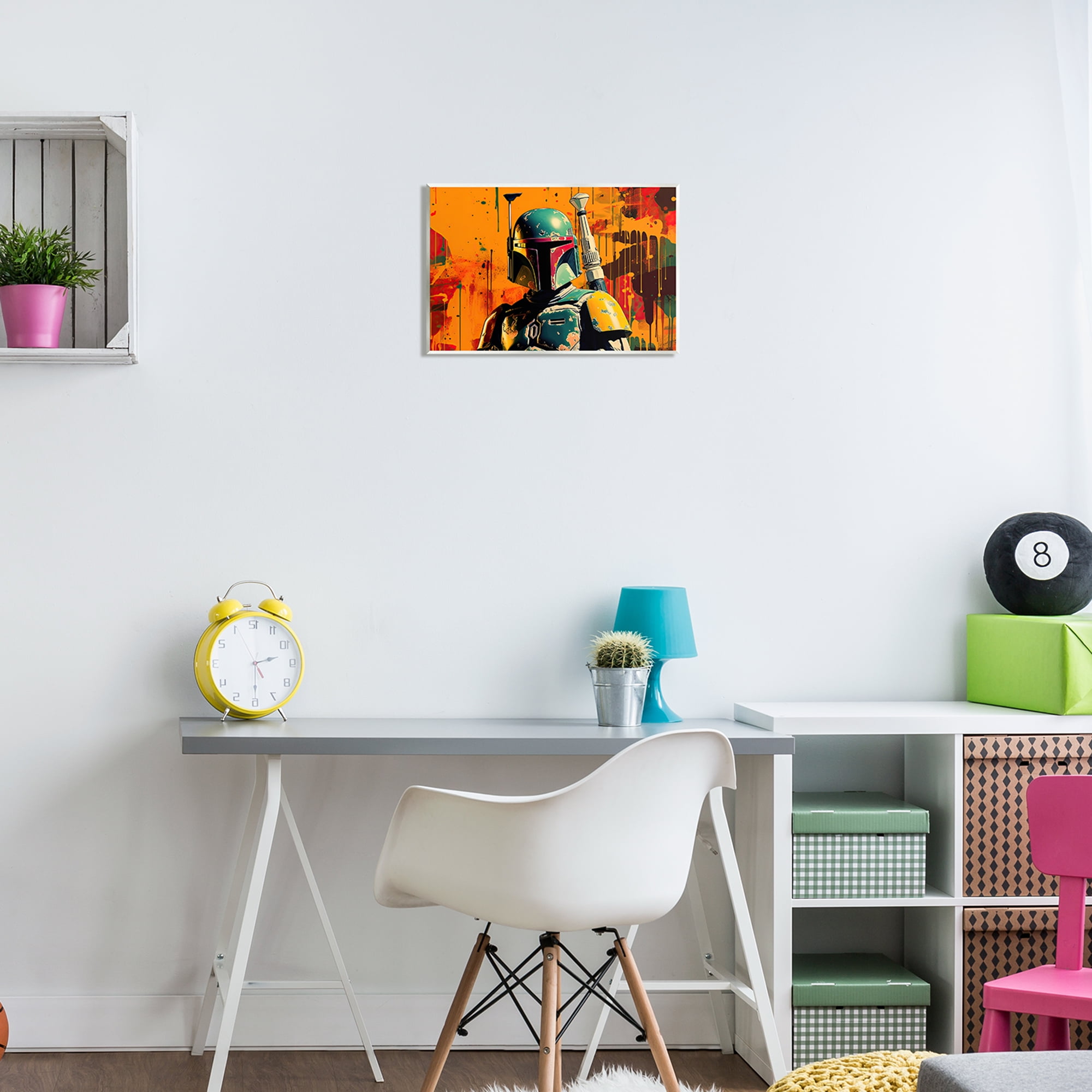 Stupell Industries Sci-Fi Pop Urban Style Fairy Tales & Fantasy Painting Unframed Art Print Wall Art, 15 x 10