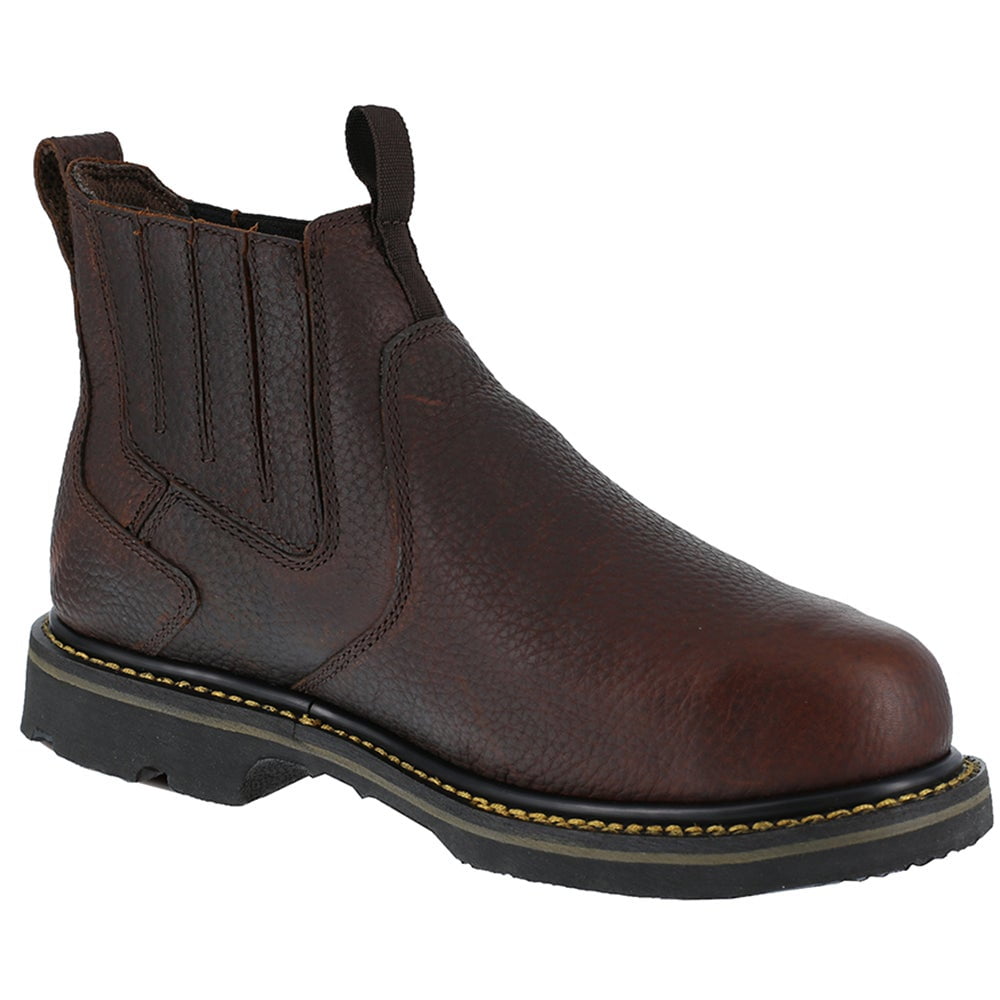 steel toe met guard work boots