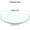 transparent 48", variant on Sumdeal 59.84 Inch Round Clear Tempered Glass Table Top, 0.36 Inch Thick