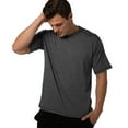 thumbnail image 2 of Cariloha Bamboo Athletic Crew T-Shirt - Ultra-Soft, Lightweight, Odor And Allergy Resistant - Allows Longer Training Sessions While Staying Fresher And Cleaner - M - Carbon Heather For Men - 1 Pc, 2 of 4