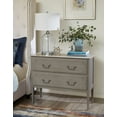 thumbnail image 6 of Dover Traditional Two Drawer Accent Chest, Distressed Gray, 6 of 6