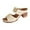 Beige, variant on ShiShine Womens Summer Comfort Multi Strap Open Toe Block Heel Slide Sandals Slip On Casual Dress Shoes