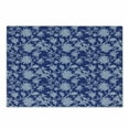 thumbnail image 1 of Floral Cutting Board, Classic Middle Eastern Flowers and Paisley Pattern Ottoman Nostalgic Bloom Design, Decorative Tempered Glass Cutting and Serving Board, Small Size, Royal Blue, by Ambesonne, 1 of 1