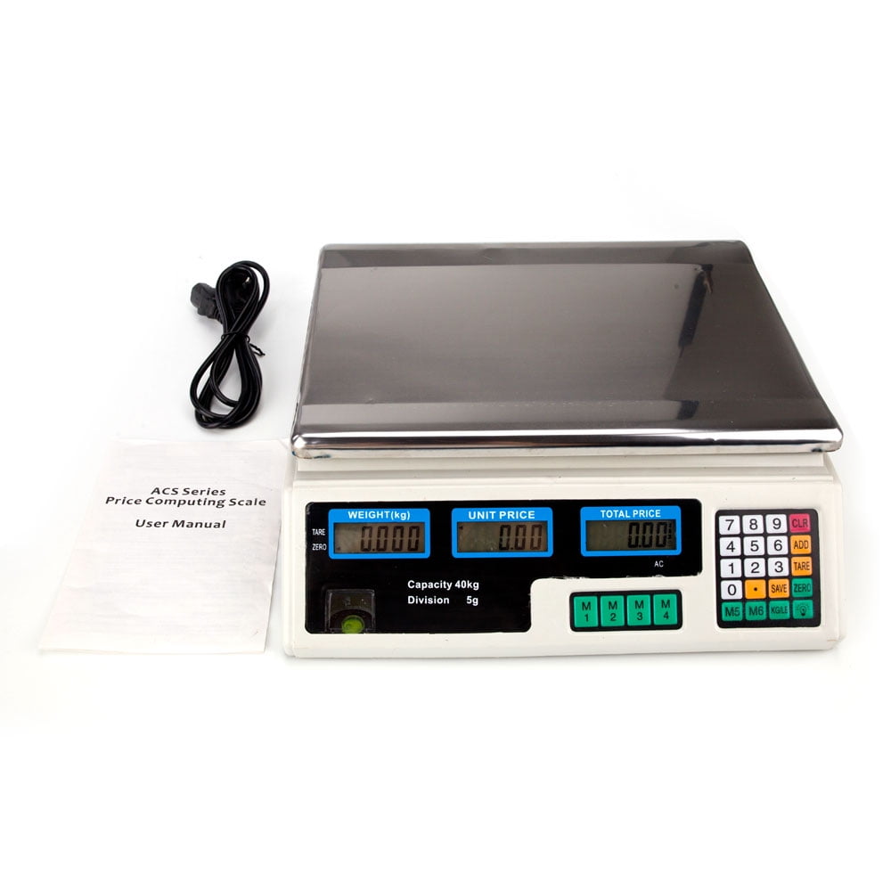 66Lbs Digital Weight Scale Price Computing Retail Count Scale Food Meat  Scales