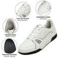 thumbnail image 4 of Alpine Swiss Remy Mens Fashion Sneakers Low Top Casual Comfortable Tennis Shoes, 4 of 8