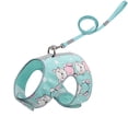 thumbnail image 1 of Cat Kitten Harness and Lead Set Escape Proof, Breathable Adjustable Cat Puppy Harness with Leash Set for Walking Pet Vest for Cats Reflective Kitty Small Dog Harness with Leash, 1 of 5