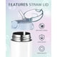 thumbnail image 4 of Botellas de agua para niños OFFNOVA 470 ml paquete de 6 con popote desplegable, 4 of 7
