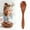 F, variant on Wood Salad Bowl, Clearance, 3.93 Inch Square Wooden Fruit Tray Multipurpose Serving Dish for Tableware Vegetables Snacks Kitchen Dining