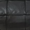 thumbnail image 6 of BBH Homes Black Leather Pouf Ottoman Square Shape Model BBBACPF0022, 6 of 9