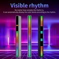 thumbnail image 6 of RGB Strip Light 32LED Music Sound Control Pickup Rhythm Ambient Lamp Atmosphere Night Lights For Bar Room TV Gaming Decoration, 6 of 21