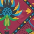 thumbnail image 4 of Coolnut Talavera Ceramic Folk Tile Shower Curtain Bathroom Decor Watercolor Shower Curtain Sets Fabric Cloth Bathroom Curtains with Hooks 60x72 Inch, 4 of 6