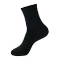 thumbnail image 2 of Hanes Moves Men's Socks Pack, 4-Pair , 360 Stretch Lightweight , , shoe size 6-12 Black, 2 of 3