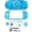 Blue, variant on Replacement Housing Shell 3000, Clear Case with Buttons, Full Set Cover with Screws for Game Console Repair