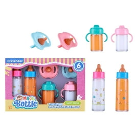 CLICK N' PLAY 8-Piece Baby Doll Feeding Set, Includes Bib