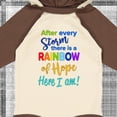 thumbnail image 4 of Inktastic After Every Storm, There is a Rainbow of Hope Here I Am Boys or Girls Long Sleeve Baby Bodysuit, 4 of 5