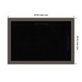thumbnail image 4 of Amanti Art Black Cork Board Framed Brushed Pewter Bulletin Board 40 in. x 28 in., 4 of 8