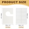 thumbnail image 2 of Uxcell Clothes Dividers 10 Pack Blank Clothing Rack Size Sorting Reusable Large Wardrobe Rectangular Clothing Closet Dividers White, 2 of 6