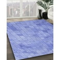 thumbnail image 3 of Ahgly Company Machine Washable Indoor Square Transitional Day Sky Blue Area Rugs, 6' Square, 3 of 7