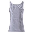 thumbnail image 6 of Tittly Vest for Women Tank Tops Women's Sequin Bottom Sleeveless Underwired Camisole Tops Tank Vest Vest Tops for Women Womens Tops Silver A, 6 of 7
