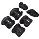 thumbnail image 2 of Equipo de protección para niños, elegantes rodilleras transpirables, coderas y protectores de manos para ciclismo y patinaje sobre ruedas, color negro., 2 of 14