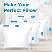 East Coast Bedding Empty Cotton Pillow Shell for DIY Bed Pillows King 250TC (Sewing Machine Required)